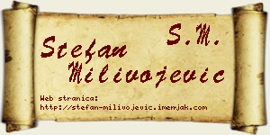 Stefan Milivojević vizit kartica